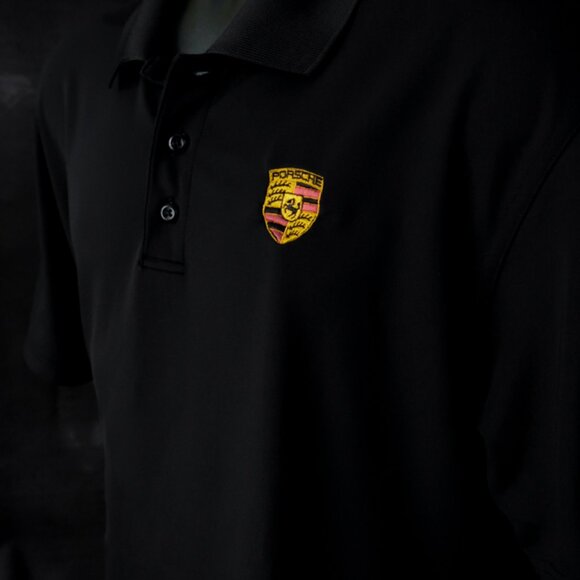 Under Armour HeatGear Porsche Black Polo (XL) NICE! 😎 - Picture 6 of 11